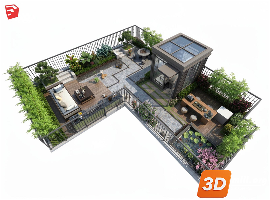 Balcony Skp Files